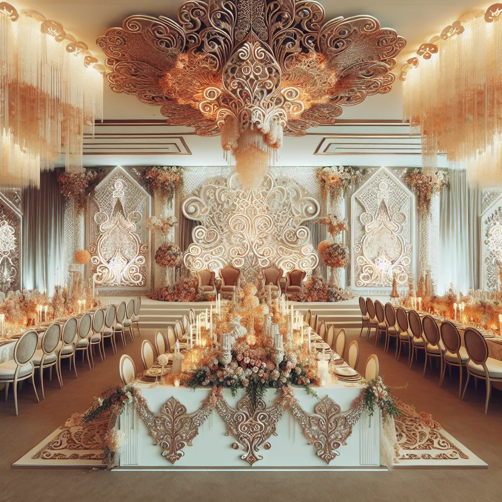 10 pomysłów na dekoracje sali weselnej