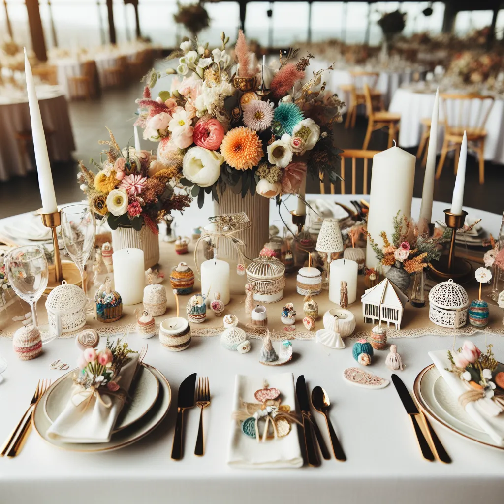 DIY dekoracje stołów weselnych:  inspiracje i instrukcje